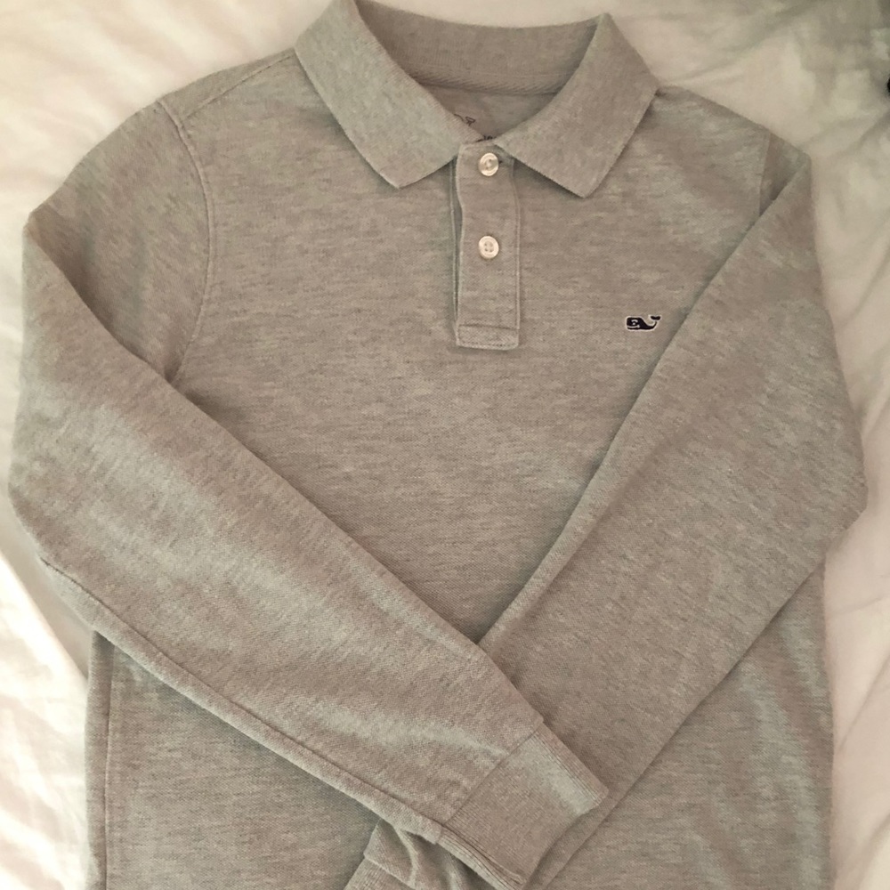 Boys Vineyard Vines long sleeved Polo, size 8/10